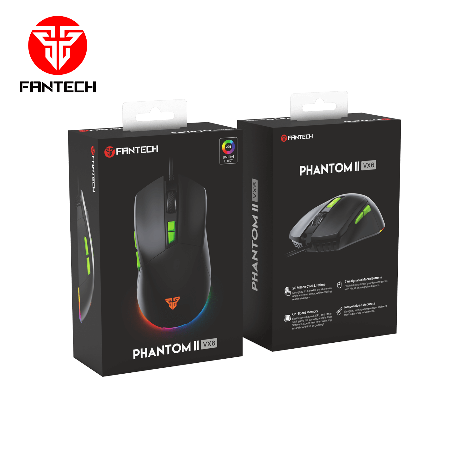 FANTECH PHANTOM II VX6 GAMING MOUSE FANTECH PHANTOM II VX6 GAMING MOUSE